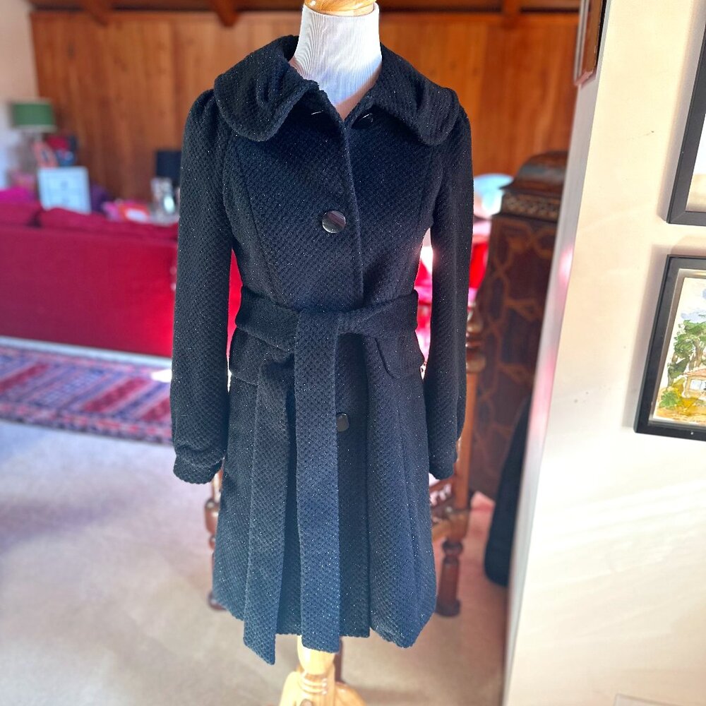 JOINUS Black Metallic Coat – S